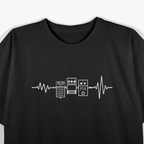 Heartbeat of a Guitarist – Pedal Life Tee T-Shirt