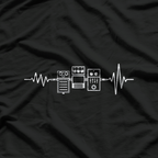 Heartbeat of a Guitarist – Pedal Life Tee T-Shirt
