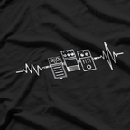 Heartbeat of a Guitarist – Pedal Life Tee T-Shirt