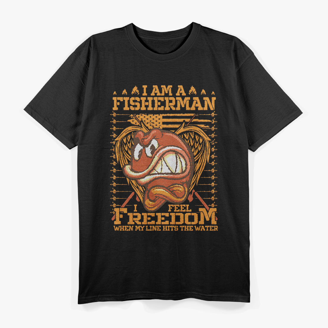 I Am A Fisherman Proud of the Catch, Driven by the Sea T-Shirt