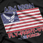 Fly, Fight, Win – Air Force Pride Military T-Shirt