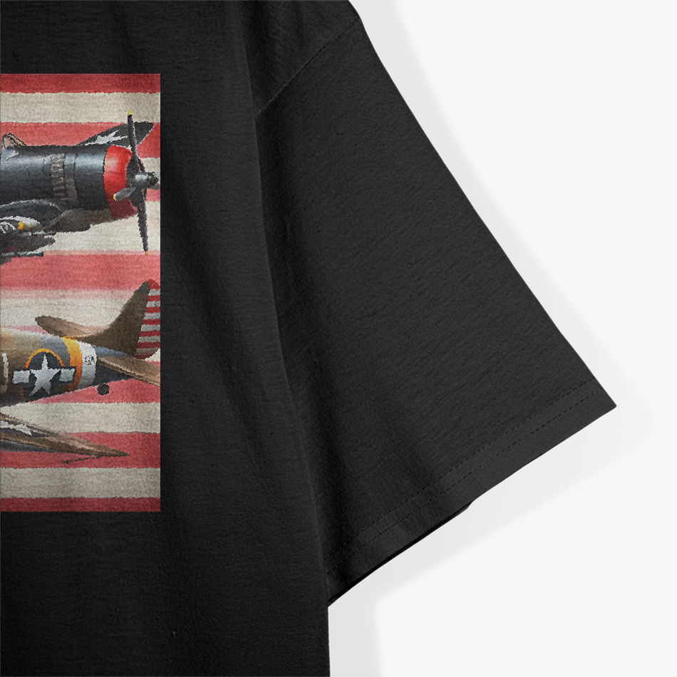 Airplanes American US T-Shirt