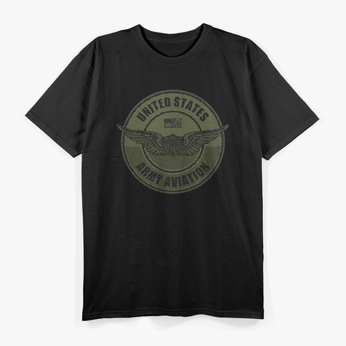 Army Aviation - Army Aviator Wings T-Shirt