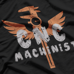 CNC Machinist I Proud Bird Operator Programmer T-Shirt