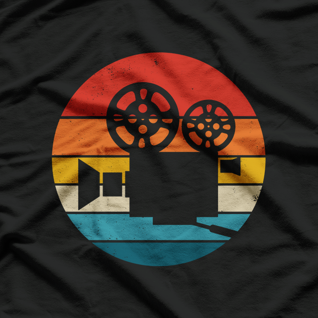 Camera Vintage Movie Director Chair Film Making Filmmaker T-Shirt