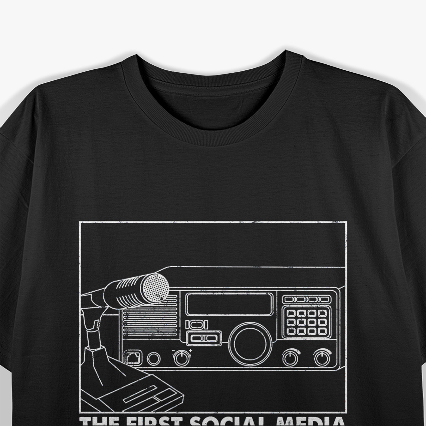 The First Social Media Ham Radio Operator T-Shirt