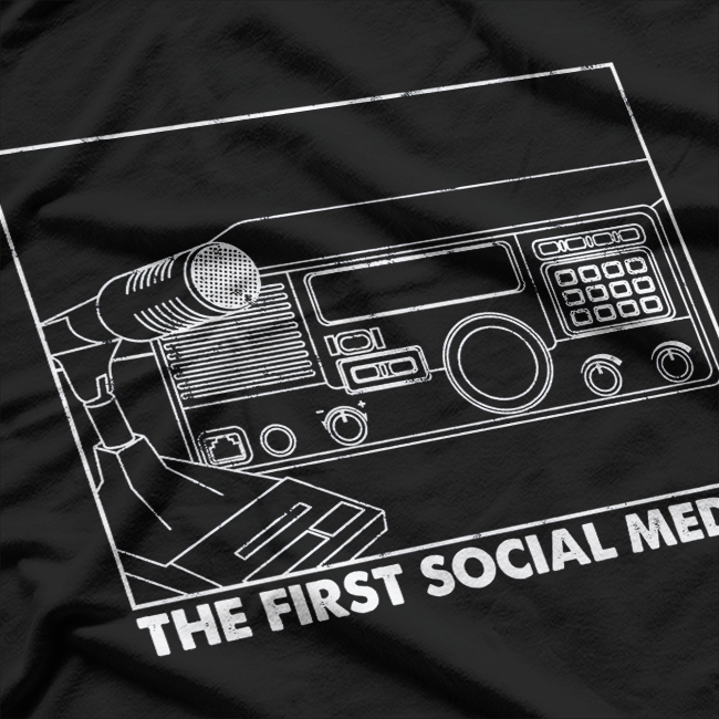 The First Social Media Ham Radio Operator T-Shirt