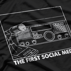 The First Social Media Ham Radio Operator T-Shirt