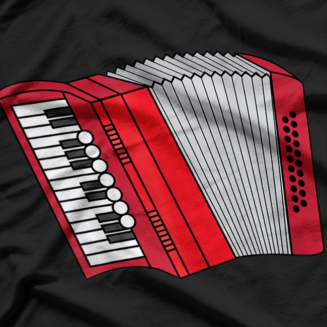 Funny Accordion Music Musical Polka Accordeon T-Shirt
