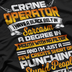 Crane Operator Funny Construction T-Shirt