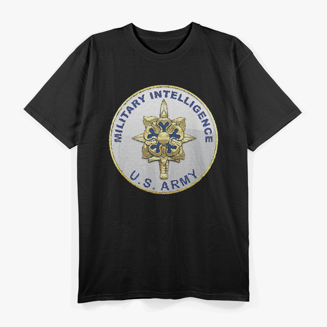 US Army Military Intelligence Branch Veteran Morale T-Shirt