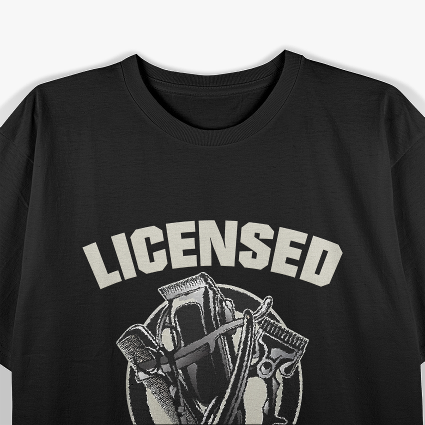 Barber License, Barber Shop, Barber T-Shirt