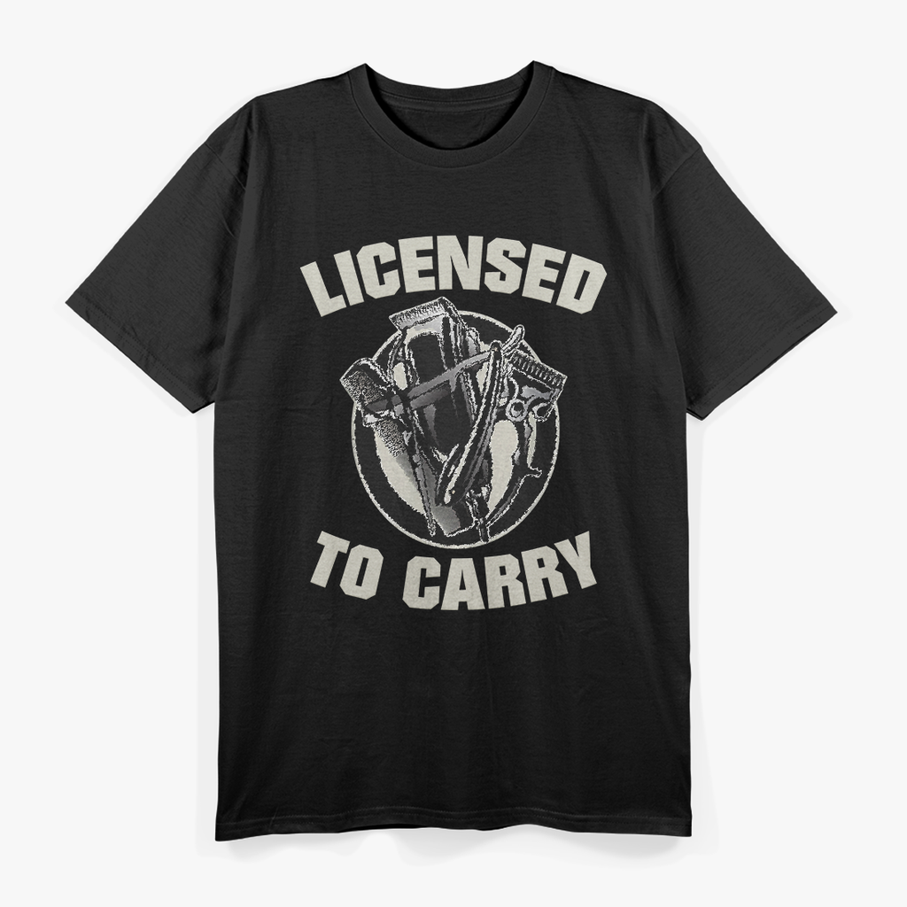 Barber License, Barber Shop, Barber T-Shirt
