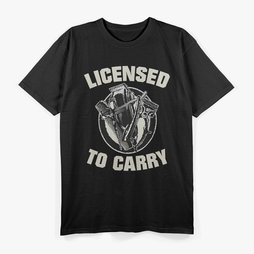 Barber License, Barber Shop, Barber T-Shirt