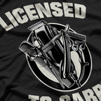 Barber License, Barber Shop, Barber T-Shirt