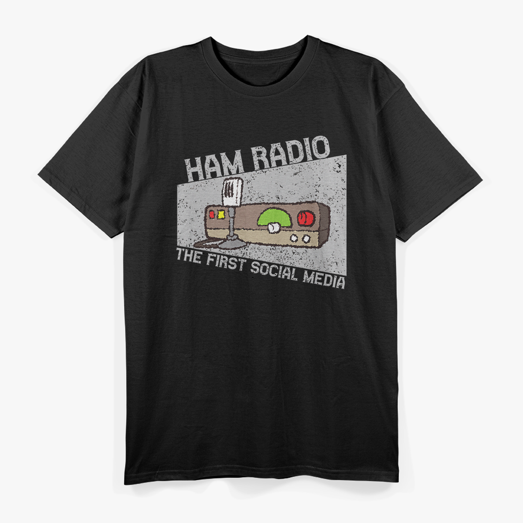 Ham Radio First Social Media Amateur Radio Operator T-Shirt