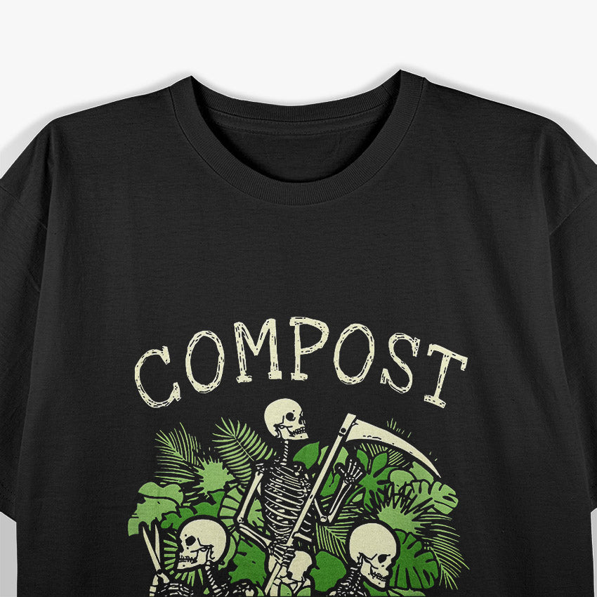Funny Gardening Goth Skeleton Gardener T-Shirt