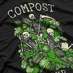 Funny Gardening Goth Skeleton Gardener T-Shirt