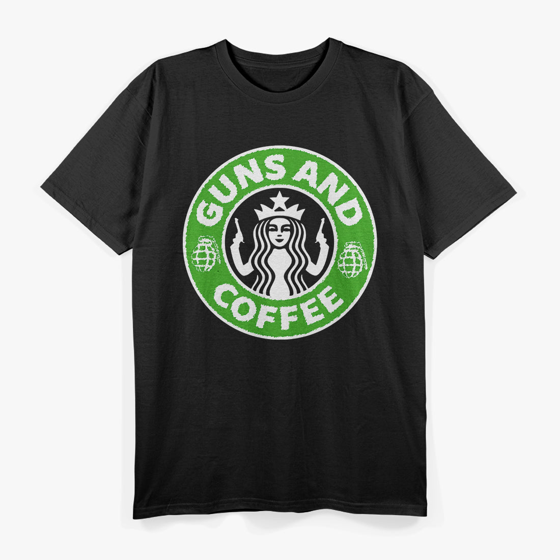 I Love Guns and Coffee, Coffee and Gun Lover T-Shirt