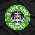 I Love Guns and Coffee, Coffee and Gun Lover T-Shirt
