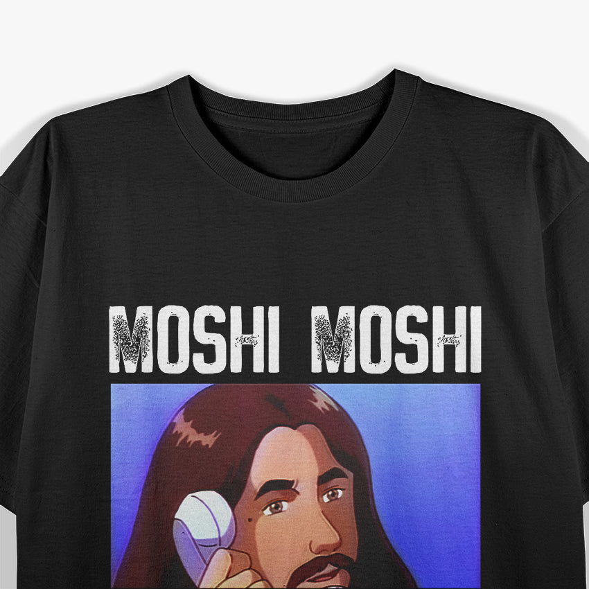 Funny Moshi Jesus Desu Meme T-Shirt