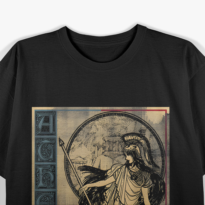 Athena The Greek Goddess of Wisdom and Warfare T-Shirt