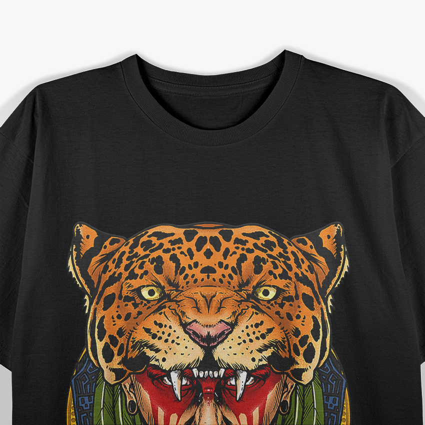 Aztec Jaguar Ancient Warrior of Fierce Strength T-Shirt