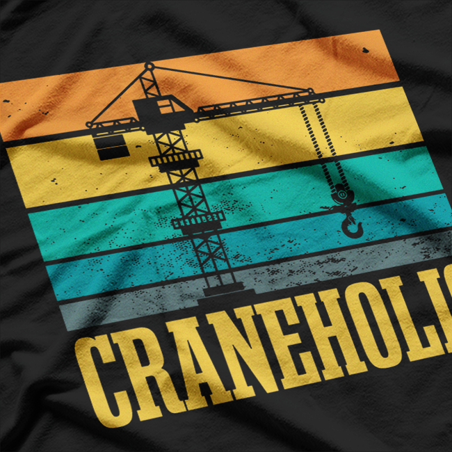 Crane Operator Retro Vintage T-Shirt