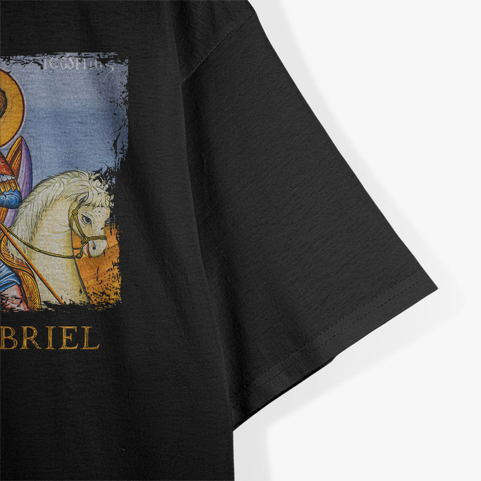 Saint Gabriel the Archangel Messenger of Divine Will, Guardian of Faith T-Shirt