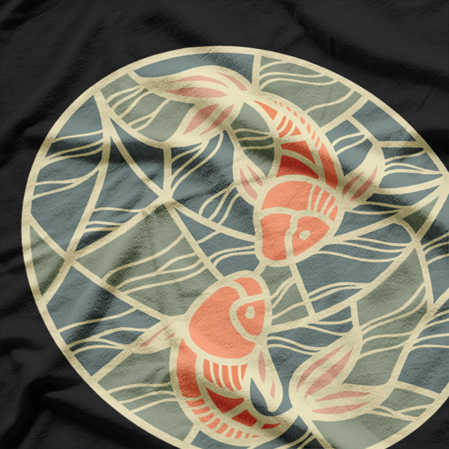 Koi Fish Carp Retro T-Shirt
