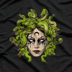 Medusa The Greek Goddess of Snakes and Mythical Power T-Shirt
