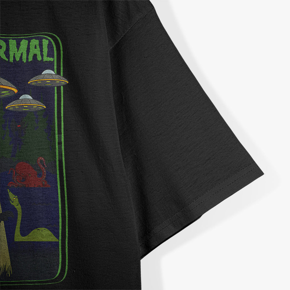 Paranormal Legends Bigfoot, Loch Ness, Mothman & Aliens - Funny Cryptid Mashup T-Shirt