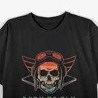 Pilot Airplane Plane Aviator Cool T-Shirt