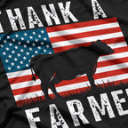 Thank A Farmer, US Farmer, US Flag T-Shirt