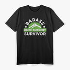 Funny Knee Replacement Titanium Bionic Surgery Get Well Gift T-Shirt