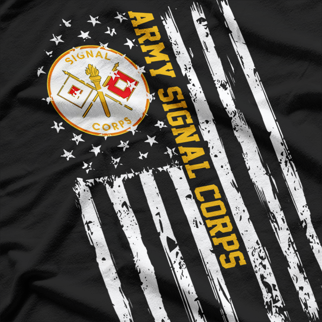Army Signal Corps American Vintage Flag T-Shirt