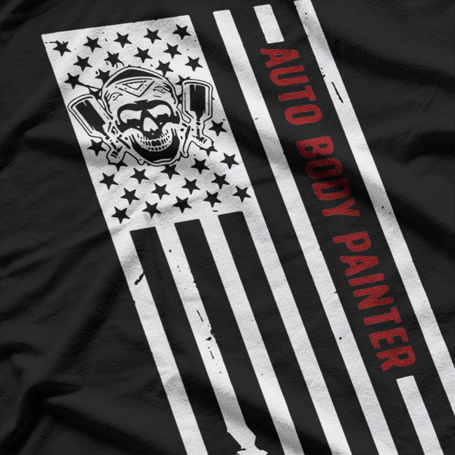 Auto Body Painter (Flag) T-Shirt