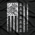 Bee Flag Honey Bees Keeper Lover Beekeeping Bee T-Shirt
