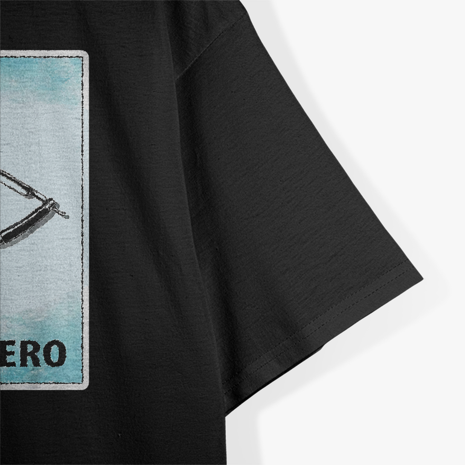 Cool Mexican Barber Cards Design T-Shirt