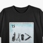 Cool Mexican Barber Cards Design T-Shirt