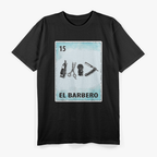 Cool Mexican Barber Cards Design T-Shirt