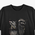 Garbage Gang Animals Oposum And Raccoon T-Shirt