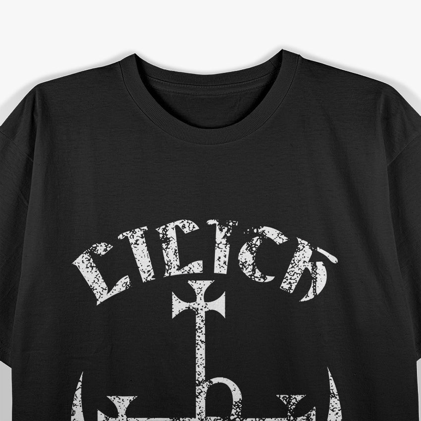 Lilith Moon Devils, Black Paganism, Samael, Witchcraft & Occult Gothic T-Shirt