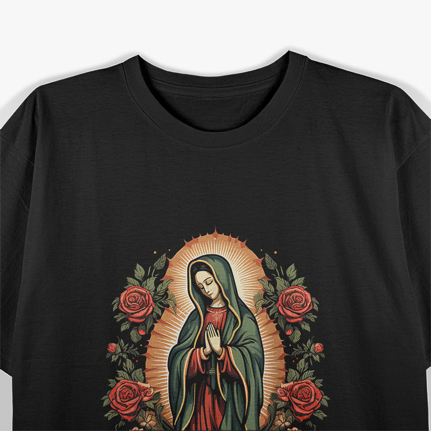 Our Lady of Guadalupe: A Sacred Symbol of Faith for Christians and Catholics T-Shirt
