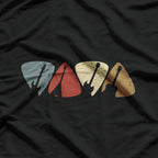 Retro Vintage Guitar Pick: The Ultimate Design for Guitarists, Bassists, and Musicians T-Shirt
