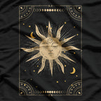 Sun and Moon Tarot: A Cosmic Balance of Light and Shadow T-Shirt