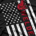 USA Flag Welder Welding, Vintage Metal Worker Cool T-Shirt