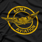 Army Aviation Wings Patch T-Shirt