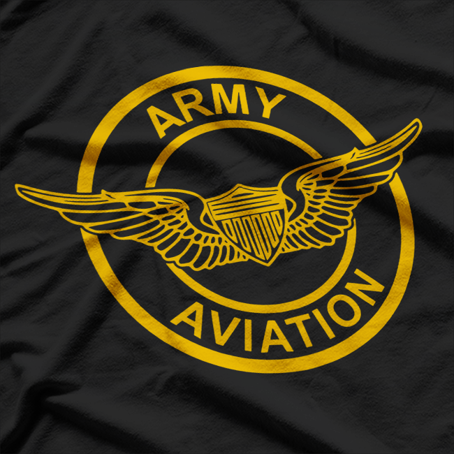 Army Aviation Wings Patch T-Shirt