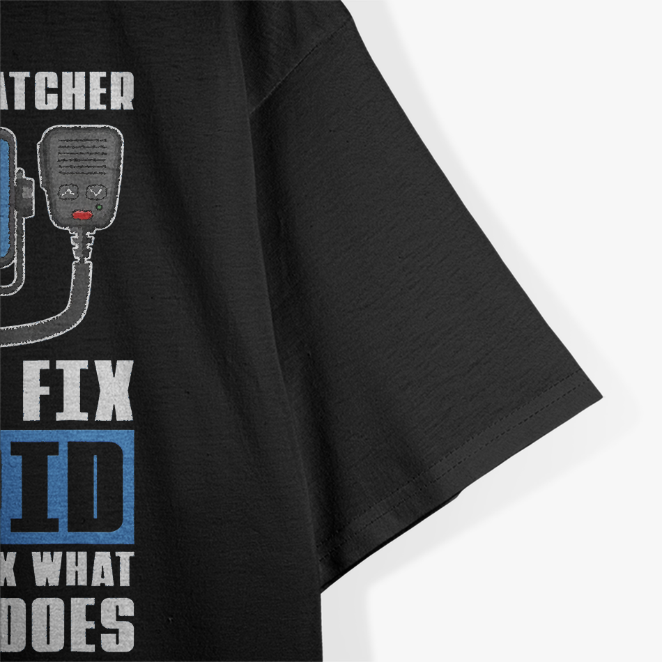Dispatcher, 911 Emergency Operator Thin Yellow Line T-Shirt
